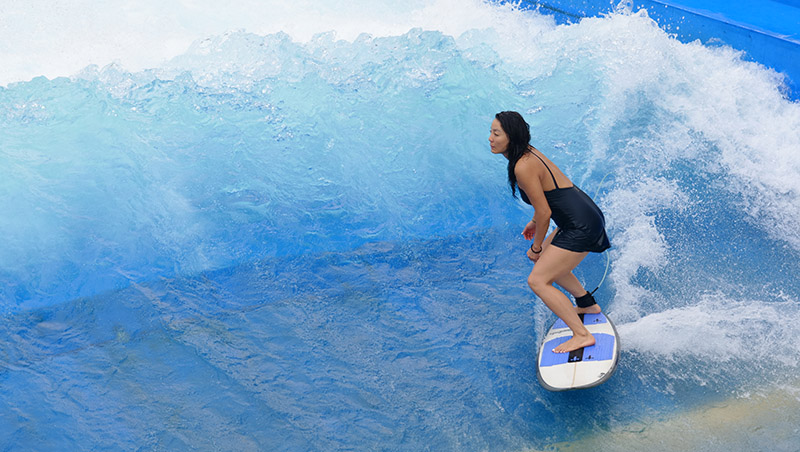 Piscines à vagues artificielles commerciales en eau profonde